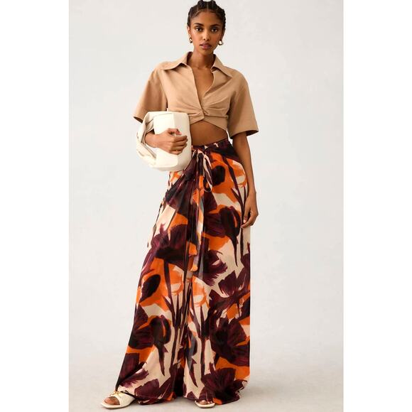 Anthropologie Hutch Sarong Wide-Leg Pants - New Size 10